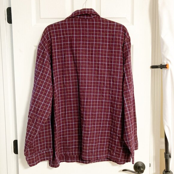 Lands' End 100% Cotton Flannel PJ Set Size L - Picture 3 of 10